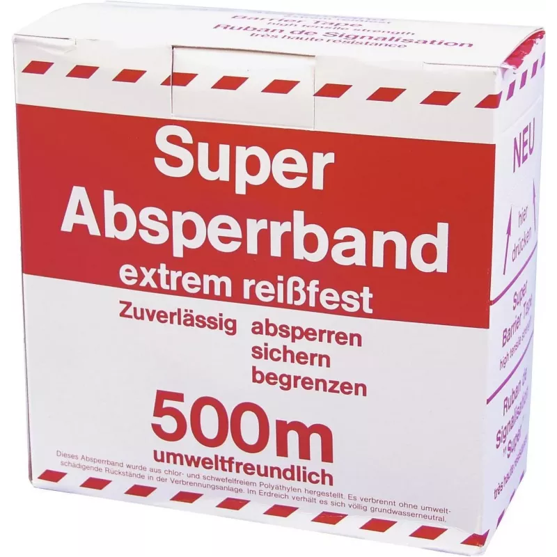 ZUBEHÖR eristysnauha punainen/valkoinen 500 m x 75 mm (3000596K)