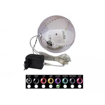 EUROPALMS LED-lumipallo 15 cm, violetti 83501248