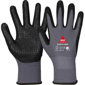 HASE SAFETY GROUP AG 508150 8 Padua Grip nitriilipinnoitetut nylon-työkäsineet koko 8