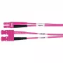 TELEGÄRTNER SC/LC duplex -adapterikaapeli OM4 2 m SC-D LC-D pistoke violetti kaapeli (L00891A0127)