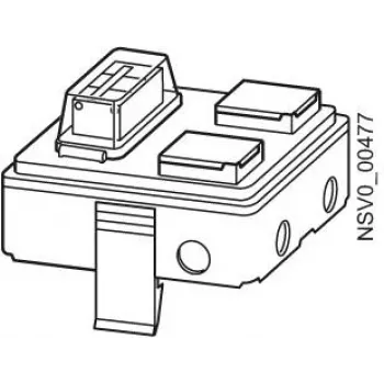 SIEMENS BD2-AK1/2SD163FIA lähtörasia 16A 2x1-napainen sulakekuormakytkimellä (BVP:660870)