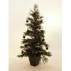 EUROPALMS koristepallo 7 cm, musta, 6 kpl:n pakkaus (83501253)
