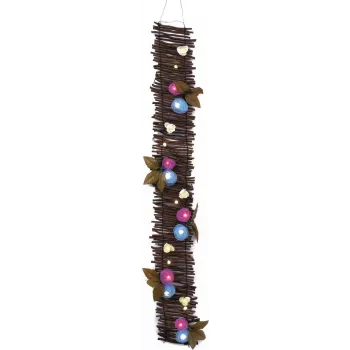 EUROPALMS ruusuköynnös LED-valoilla, 120 cm, valkoinen 83330320