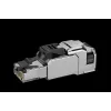 TELEGÄRTNER 100040203 RJ45 Keystone-moduuli Cat.6A suojattu työkaluton IDC