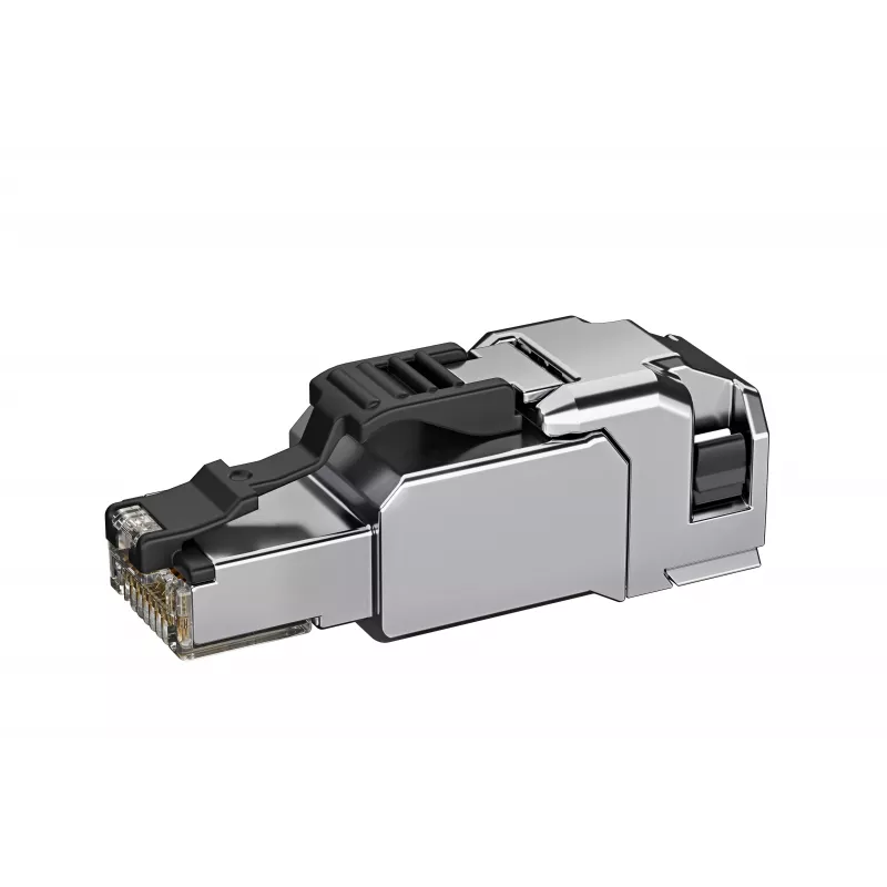TELEGÄRTNER 100040203 RJ45 Keystone-moduuli Cat.6A suojattu työkaluton IDC