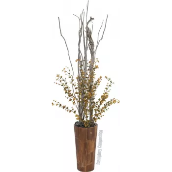 EUROPALMS keinotekoinen eukalyptusoksa, keltavihreä, 110 cm 82505622