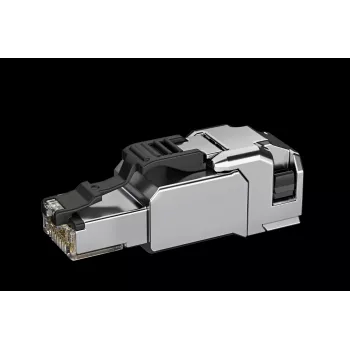 TELEGÄRTNER 100039917 RJ45 kenttäasennettava liitin Cat.6A suojattu ruostumaton teräs