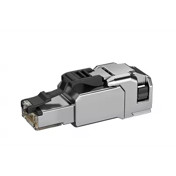 TELEGÄRTNER 100039917 RJ45 kenttäasennettava liitin Cat.6A suojattu ruostumaton teräs