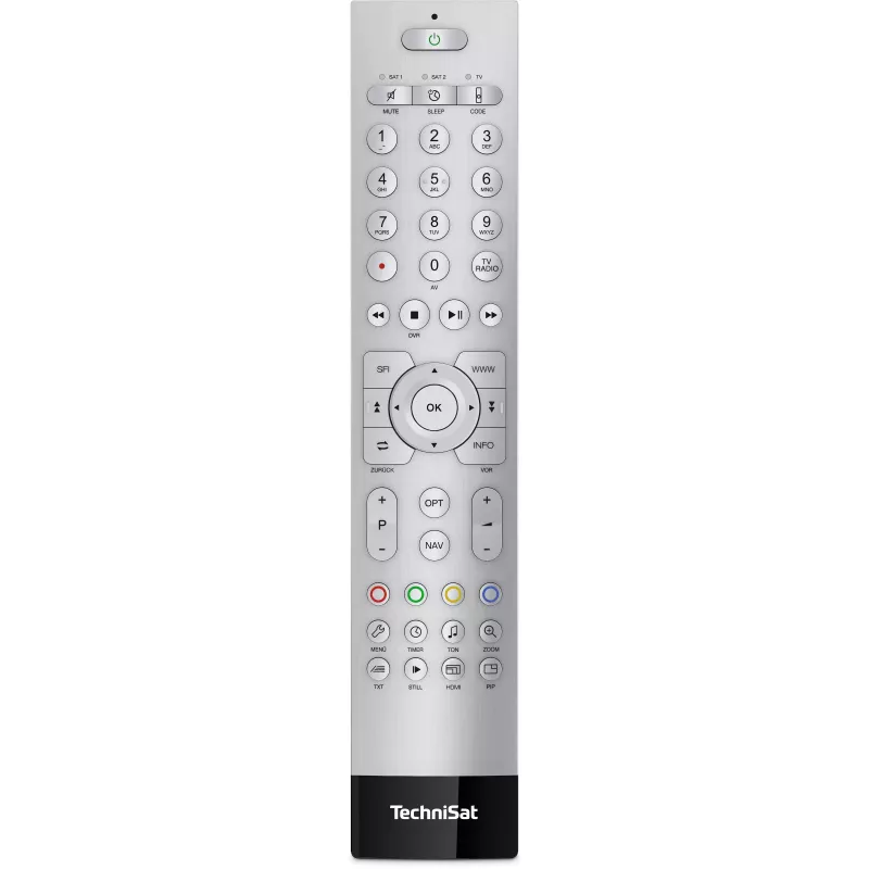 TechniSat TechniControl II ALU hopea yleiskaukosäädin (FB Code TV) 0002/3859