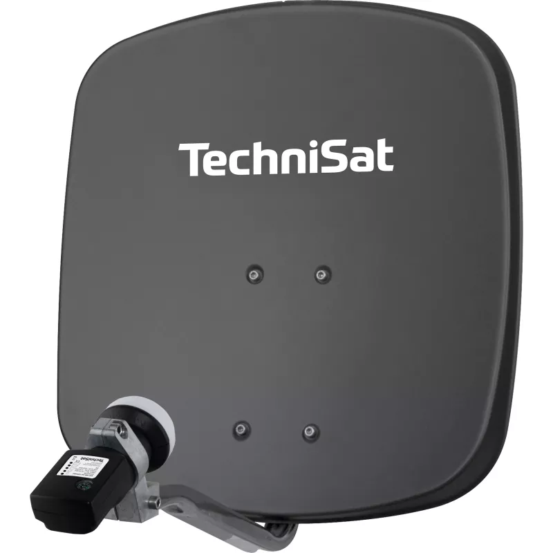 TechniSat satelliittiantenni LNB:llä, 45 cm antenni, alumiini, Single LNB (1345/8195)