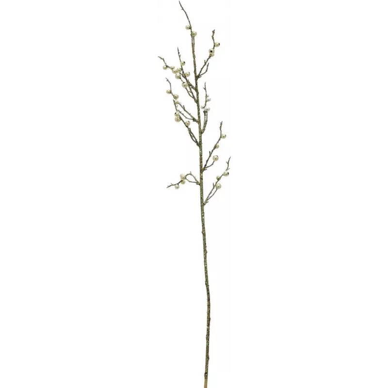 EUROPALMS glitter-kultamarjainen oksa, 85 cm, 3 kpl:n pakkaus (83500441)
