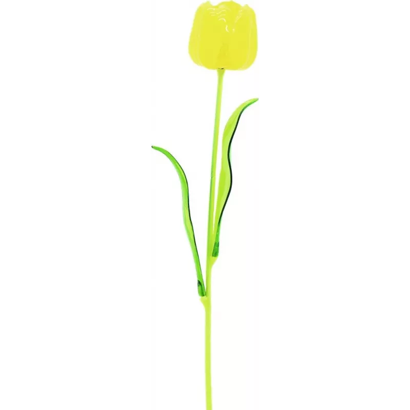 EUROPALMS Crystal Tulip tekokukka, keltainen, 61 cm, 12 kpl:n pakkaus 82600207
