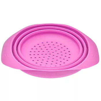 LURCH taitettava siivilä Traube 24 cm silikoni PP-pohjalla 210286