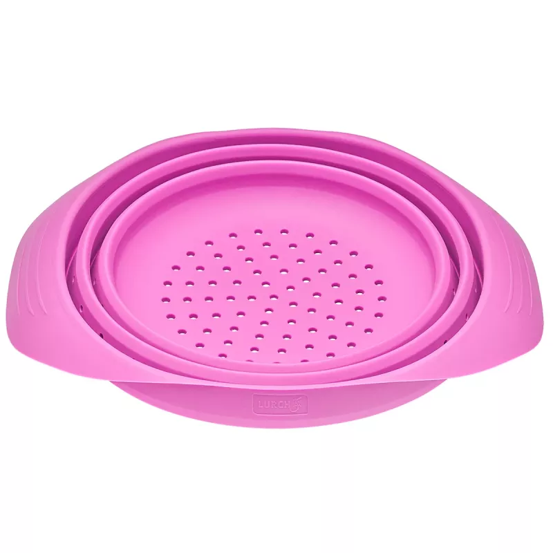 LURCH taitettava siivilä Traube 24 cm silikoni PP-pohjalla 210286