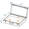 DIMAVERY Effector-Case Large pedalboard-lentokotelo 26380060