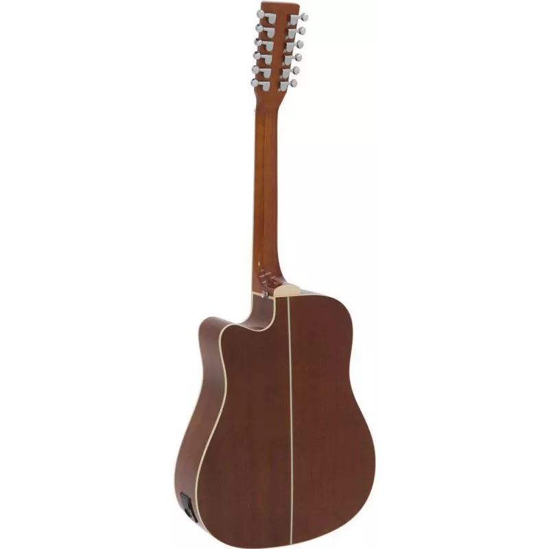 DIMAVERY DR-612 12-kielinen akustinen western-kitara, luonnonvärinen 26231281