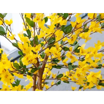 EUROPALMS tekoforsythiapuu, jossa 3 runkoa, keltainen, 150 cm 82507102