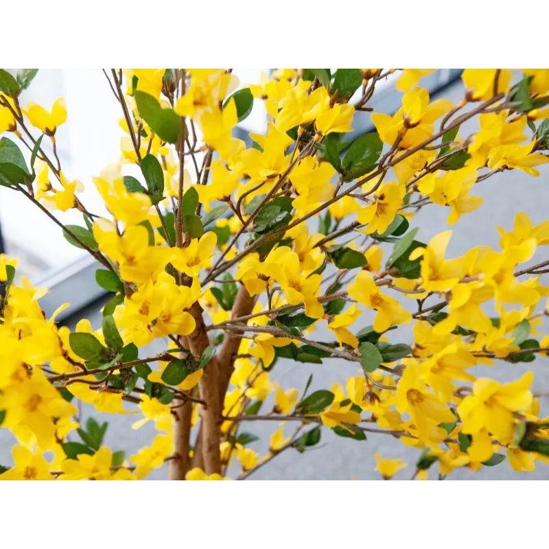 EUROPALMS tekoforsythiapuu, jossa 3 runkoa, keltainen, 150 cm 82507102
