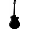 DIMAVERY AW-400 vasenkätinen dreadnought-akustinen kitara, musta 26235090