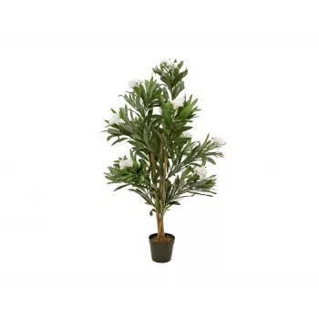 EUROPALMS oleanteripuu, tekokasvi, valkoinen, 120 cm (82507246)