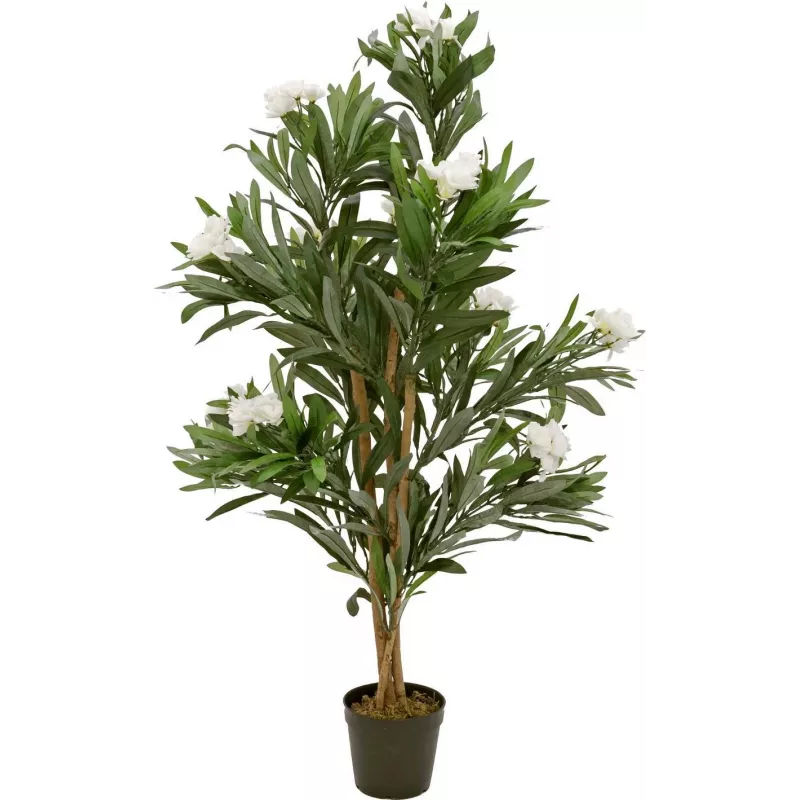 EUROPALMS oleanteripuu, tekokasvi, valkoinen, 120 cm (82507246)