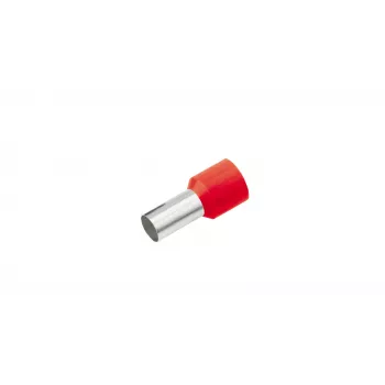 Cimco 187220 osaeristetty johdinpäätehylsy 1,5 mm² punainen, 100 kpl