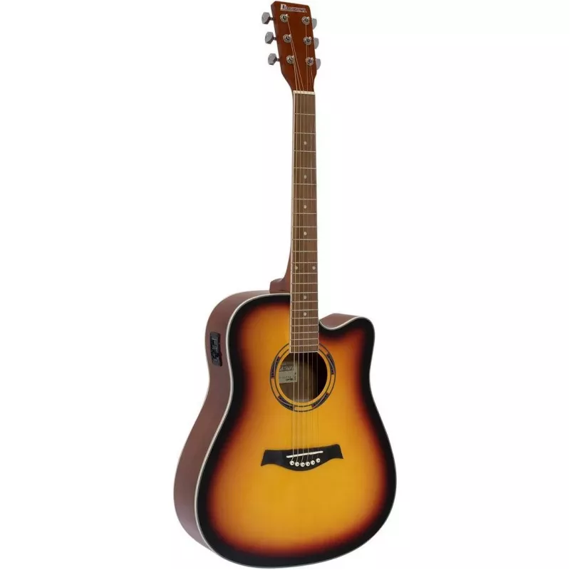DIMAVERY DR-520 dreadnought-akustinen kitara, Sunburst 26231274