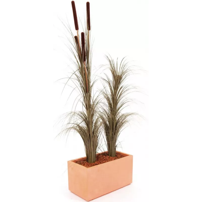 EUROPALMS tekojärviruoko tähkillä, tummanruskea, 152 cm 82505857