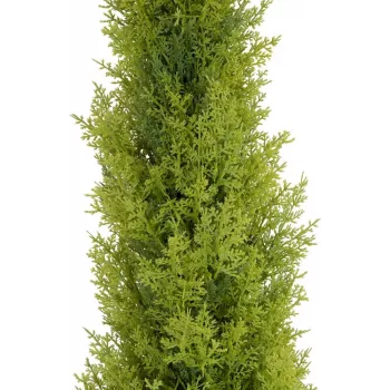EUROPALMS Leyland-sypressi tekokasvi, 120 cm, vihreä lehvästö, musta ruukku 82606964
