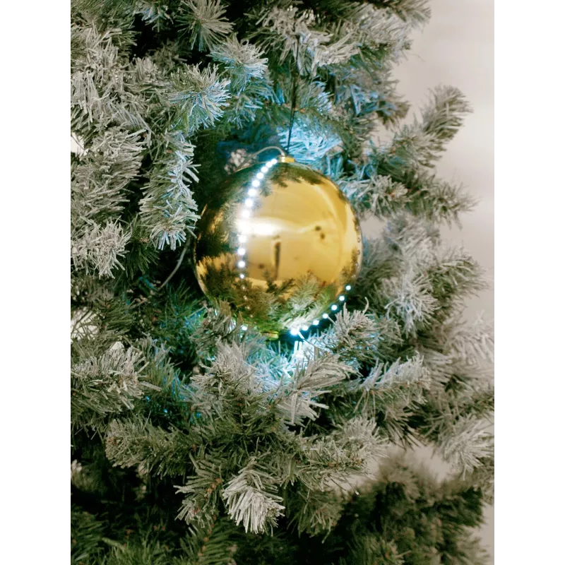 EUROPALMS LED-lumipallo 15cm, kulta 83501245