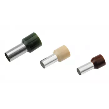 Cimco 187101 johdinpääteholkki 0,14 mm² osittain eristetty ruskea 100 kpl