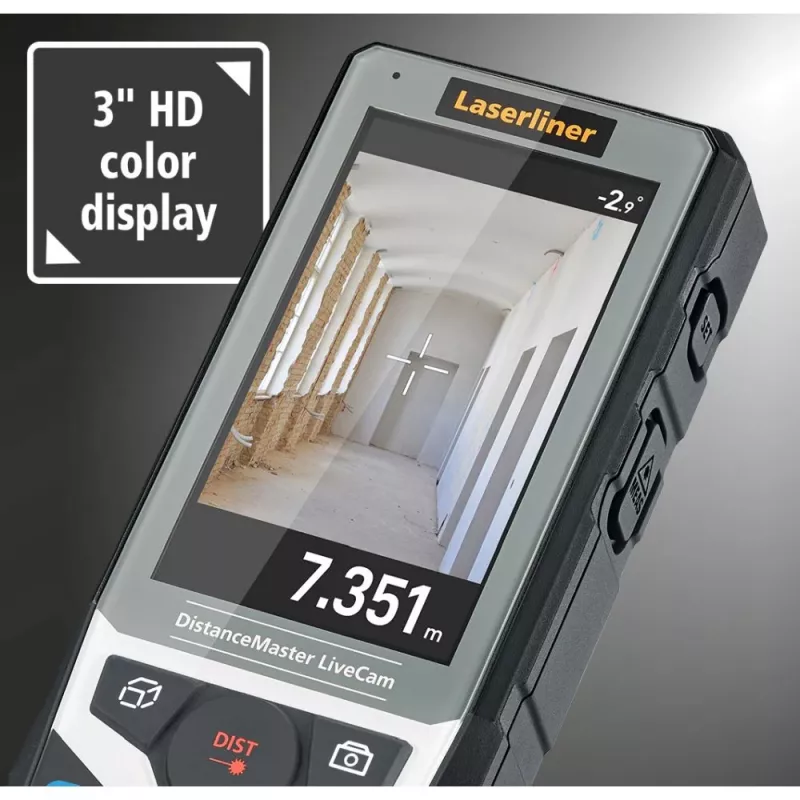 Laserliner DistanceMaster LiveCam laseretäisyysmittari 150 m 080.985A