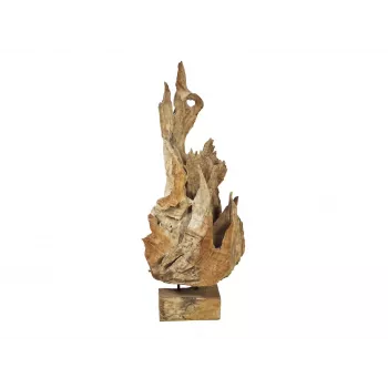 EUROPALMS tiikkijuuri-veistos luonnonvärinen 160 cm 83200185