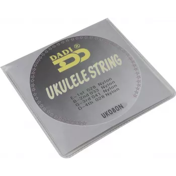 DIMAVERY ukulelen kielisarja, .028-.041, nylon, 4 kieltä, GCEA-viritys 26320084