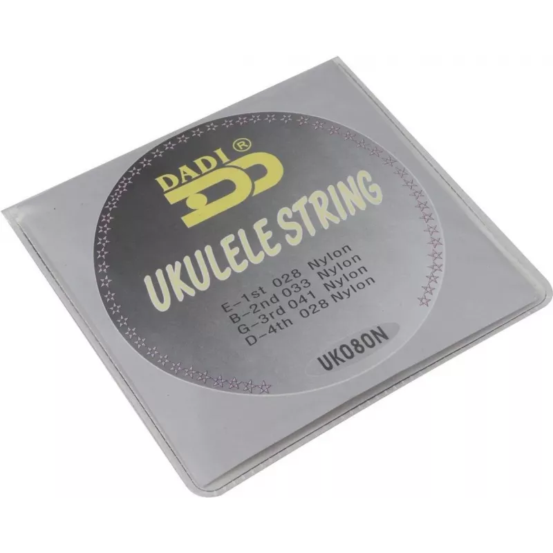 DIMAVERY ukulelen kielisarja, .028-.041, nylon, 4 kieltä, GCEA-viritys 26320084