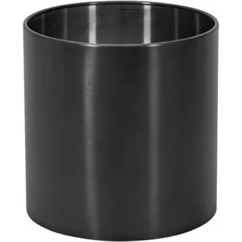 EUROPALMS STEELECHT-35 Nova ruostumaton teräs -ruukkukasvi, antrasiitti, Ø35 cm 83011397