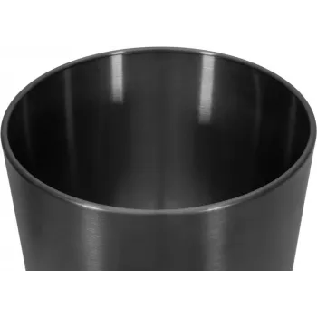 EUROPALMS STEELECHT-35 Nova ruostumaton teräs -ruukkukasvi, antrasiitti, Ø35 cm 83011397