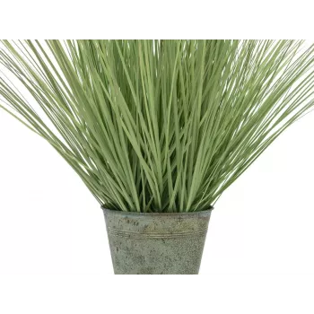 EUROPALMS kukkiva keinotekoinen koristekasvi, 70 cm, valkoiset kukat, musta ruukku 82600147