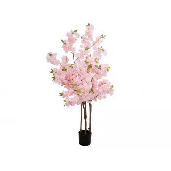 EUROPALMS tekokirsikkapuukasvi 3 runkoa, roosa, 160cm 82507834