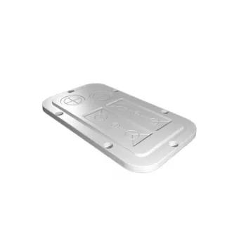 Rittal modulaarinen laippalevy, metrinen esirei'itys, muovi, vaaleanharmaa 2561200