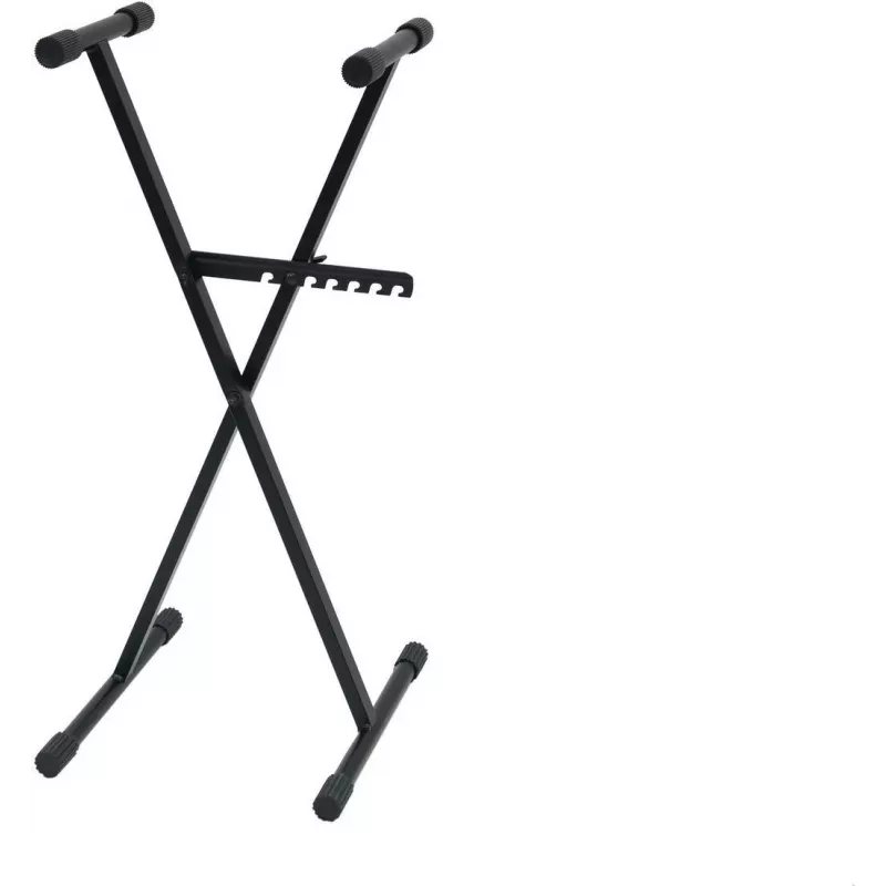 DIMAVERY SL-4 kosketinsoitinteline X-runko teräs musta 26702063