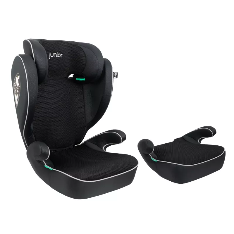 Petex Basic 1500 lasten istuinkoroke musta HDPE ECE R129 i-Size 100-150 cm eteenpäin suunnattu