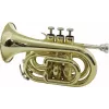 DIMAVERY TP-300 Bb taskutrumpetti, kultalakkaus 26503720