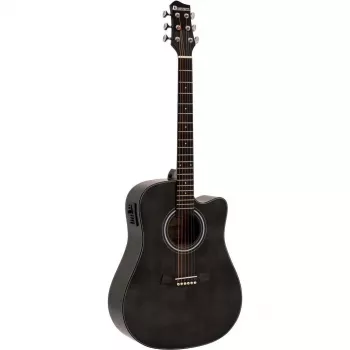 Dimavery STW-90 Dreadnought-akustiskitara, Vintage Black 26245082