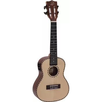 DIMAVERY UK-800 konserttiukulele, massiivinen kuusikansi 26255857