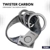 TROIKA TWISTER CARBON avaimenperä (KRG649/CB)