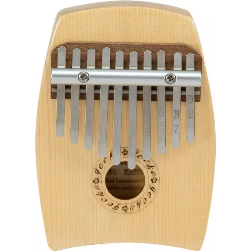 Dimavery KL-1 kalimba, 10 kosketinta C-duuri, luonnollinen sapele-puu 26051610
