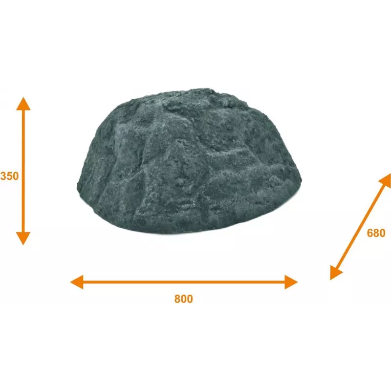 EUROPALMS koristeellinen Vulcano-kallio, lasikuitu, monivärinen 83313231