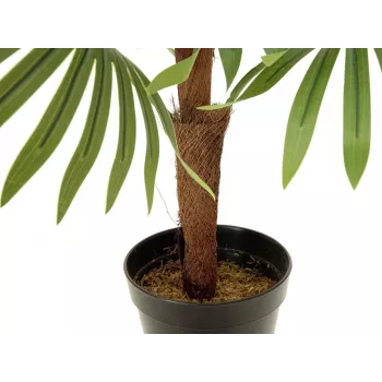 EUROPALMS viuhkopalmu tekokasvi, 88 cm, vihreä, musta ruukku 82509301