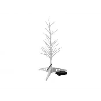 EUROPALMS designpuu lämpimänvalkoisilla LEDeillä 40 cm paristokäyttöinen (83330330)